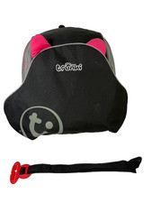 Trunki BoostApak tragbarer Autositz Rucksack - pink und schwarz - kaum benutzt