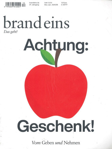 Brand eins 2025 achtung - 11/2025,