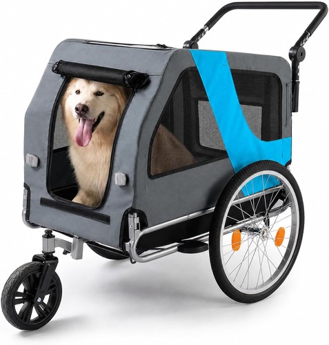 2-in-1-Hundeanhänger
