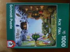 Puzzle jacek Yerka "Der Jahreszeiten-Garten" - 1000 Teile - vollständig