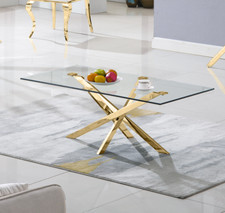 Design Couchtisch Edelstahl