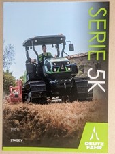 DEUTZ-FAHR Serie 5K 5115 K STAGE V Raupen Traktor Prospekt Bulldog Schlepper