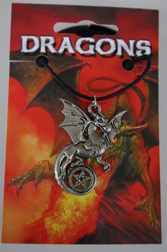Pewter kette drachen motiv - kette,