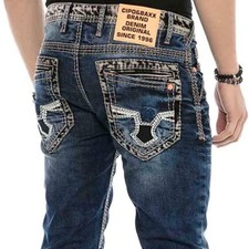 Cipo & Baxx NEOBOOT Herren Jeans Denim Dicke Nähte CD593 alle Gr. Neu