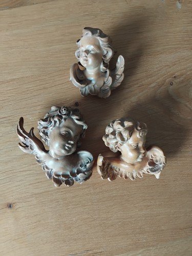 3er set engel - set, köpfe