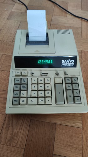 Sanyo cy6300dp rechenmaschine - sanyo,