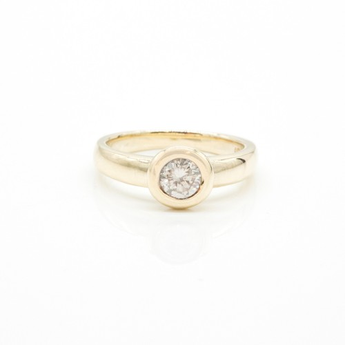 Brillant solitär ring - brillant,