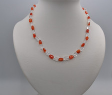 Carnelian and Rock Crystal