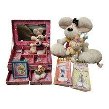 Diddl Konvolut Vintage Schmuck schatulle Plüsch Figuren Bild KRetro 90er Quiz 