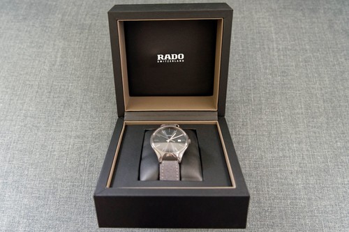 Rado true grau textilband - true,
