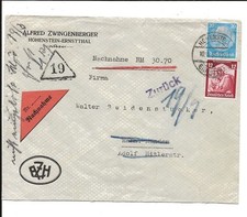 Hohenstein -Ernstthal  Nachnahmebrief