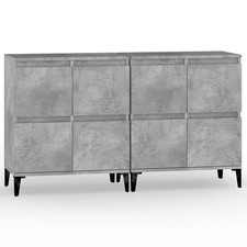 Sideboards 2 Stk. Betongrau