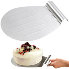 Rosenstein & Söhne Tortenhebe-Blech aus Edelstahl mit Griffmulde, 33 x 26 cm