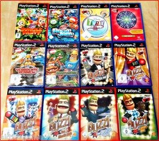 PS2 BUZZ /DISNEY QUIZ  AUSWAHL: Mega,Film, Pop, Junior, Sport,Millionär,JUNGLE