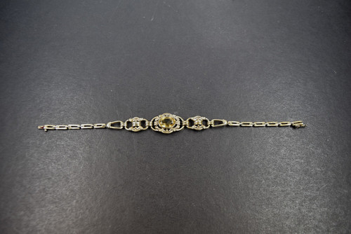 Antikes armband mit citrin - antikes,
