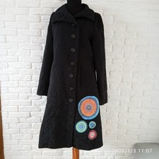 Elegant Black Coat Desigual
