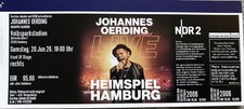 Konzertticket johannes oerding - johannes,