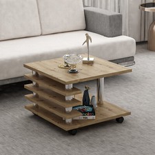 Couchtisch 65x65 cm Wohnzimmer Tisch Artizan Eiche Baarn Tische Beistelltisch 1