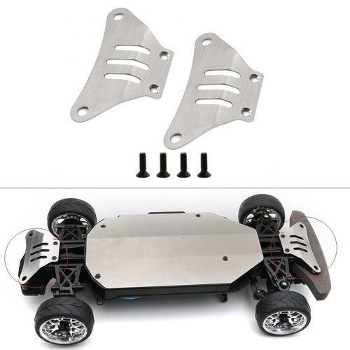 Auto edelstahl chassis - 1/10,