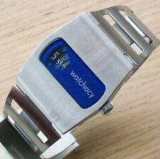 jump hour watch direct time brand new cool blue dial rare 2025 smart 70s retro
