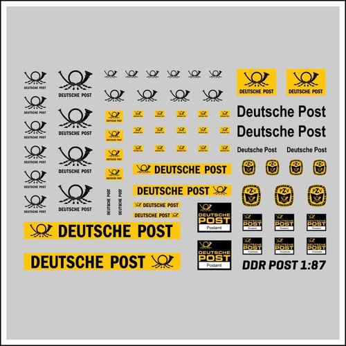 Waterslide decal ddr - 1:87,