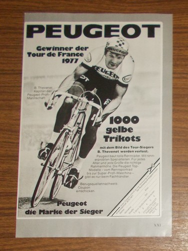 Seltene werbung peugeot - seltene,