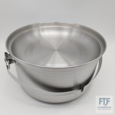 Tatonka Camping-Kochset Kettle 4,0 Liter 4,0 L - Topf und Pfanne aus Edelstahl -