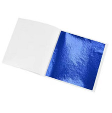 50 x  Blattmetall blau