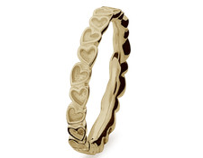 Spinnschmuck 10k gold hearts - spinnschmuck, |