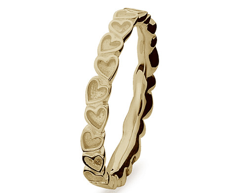 Spinnschmuck 10k gold hearts - spinnschmuck, |