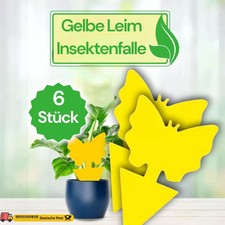 Gelbsticker Gelbfalle Gelbtafel Falle Insektenfalle Trauermücken Leimfalle %