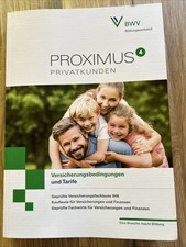 Proximus 4 - Privatkunden - Versicherungsbedingungen und Tarife