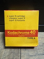 Kodak Super 8 Kassette Kodachrome 40 Filmkassette Type A 15m
