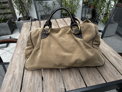 Damentasche leder wildleder - damentasche, leder/wildleder