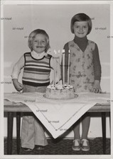 Children Before Birthday Cake