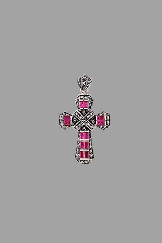 Silberkreuz 925 markasiten - 925,