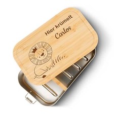 Brotdose mit graviertem Deckel