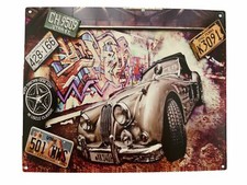 Blechschild "Jaguar XK140"