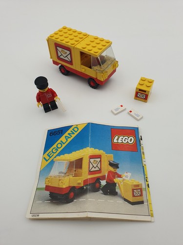 Lego 6651 mailtruck postwagen - 6651,
