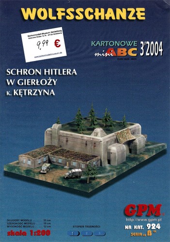 Bunkeranlage wolfsschanze 2x - bunkeranlage, +