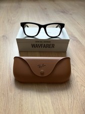 Ray-Ban Meta Wayfarer RW4006, Matte Black, Transitions Graphite Green, Neuwertig