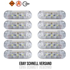 10x 3 LED Weiß