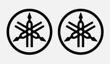 2 x Yamaha Logo Emblem