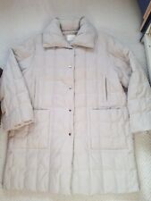 Daunenmantel Christian Berg Gr. 48  XL beige Creme Wintermantel warme Jacke Neu