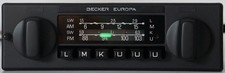 BECKER EUROPA 460 Autoradio UKW KW MW LW Radio - überholter Zustand - W123 W126
