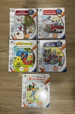 5 Tip Toi Bücher Konvolut - ab 4 bis 7 Jahren - Gebraucht - Feuerwehr Musik etc.