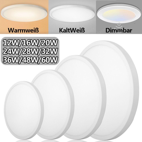 Led deckenleuchte bad - led, rund