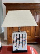 Tischleuchten, Stehlampen aus antiken Kaffeedosen Keramik mit Muster