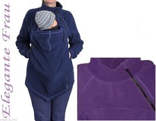 LILA Tragejacke Fleece Jacke