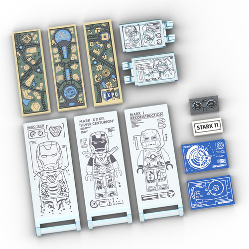 Upgrade kit - (bedruckte, teile)